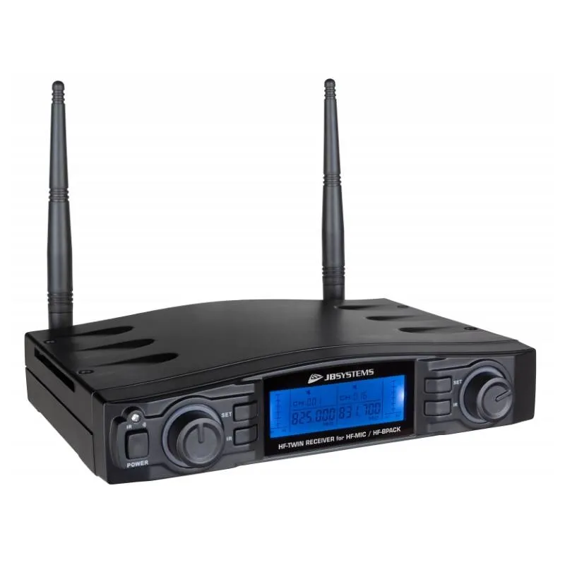 JBSYSTEMS HF-TWIN RECEIVER RECEPTOR MIC DUAL