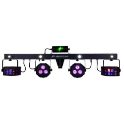 JBSYSTEMS - PARTY BAR SET MULTIEFECTO 4en1 ILUMINACIÓN DJ JBSYSTEMS
