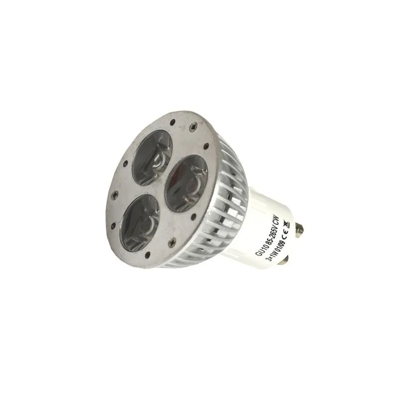 QUARKPRO LED - DICROICA GU-10 3x1W 220V BLANCO FRÍO 60º