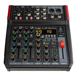 LIVE-6 MEZCLADOR COMPACTO PA 6 IN / 4 CH JBSYSTEMS