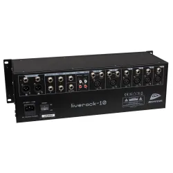 LIVERACK-10 MEZCLADOR PA 19" 10 IN / 7 CH JBSYSTEMS