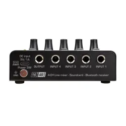 JBSYSTEMS - NANOMIX-4BT MINI MEZCLADOR 4 IN / BLUETOOTH JB SYSTEMS