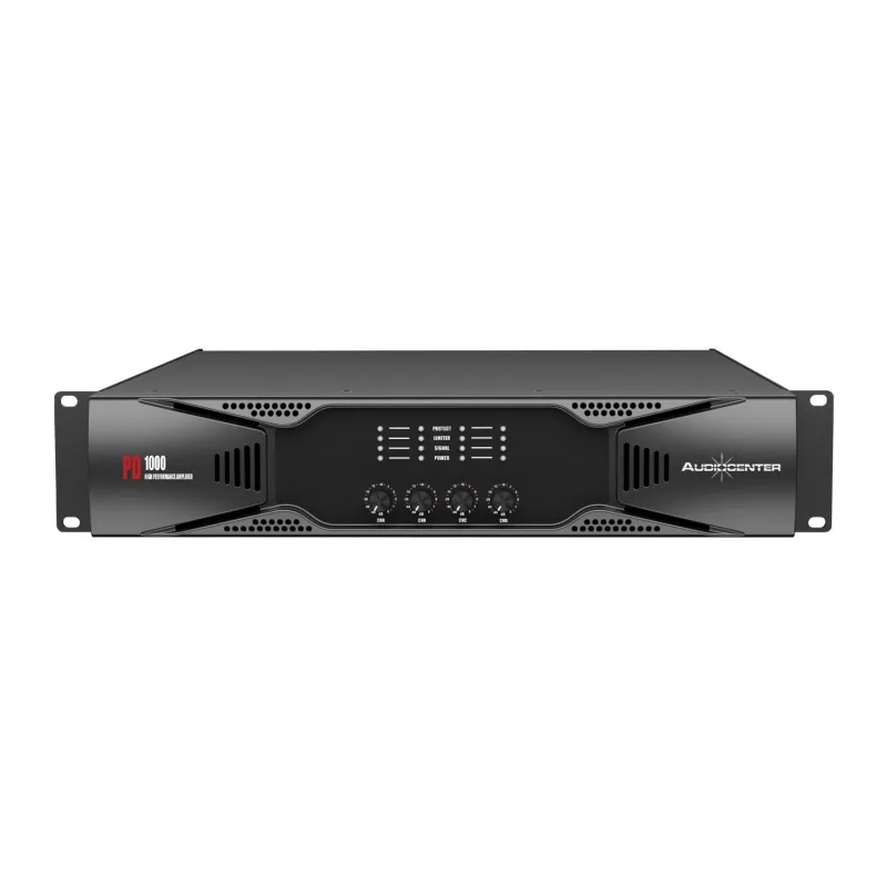AUDIOCENTER - PD-1000 ETAPA POTENCIA 4 X 1500W 4Ohm CLASE H AUDIOCENTER
