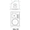 SYNQ - ALTAVOZ 10" ACTIVO DSP 380W SA-10 SYNQ