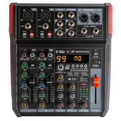 JBSYSTEMS - LIVE-6 MEZCLADOR COMPACTO PA 6 IN / 4 CH JBSYSTEMS