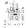 JBSYSTEMS - LIVE-6 MEZCLADOR COMPACTO PA 6 IN / 4 CH JBSYSTEMS