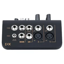 AUDIOPHONY - Mi3 MESA DE MEZCLAS 3CH 2 MIC + 1 ESTÉREO AUDIOPHONY
