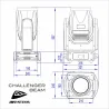 JBSYSTEMS - CHALLENGER BEAM CABEZA MÓVIL LED 200W JBSYSTEMS