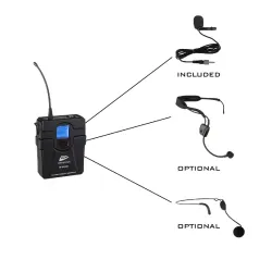 JBSYSTEMS - HF-BPACK MICRÓFONO SOLAPA INALÁMBRICO PARA HF-TWIN JBSYSTEMS