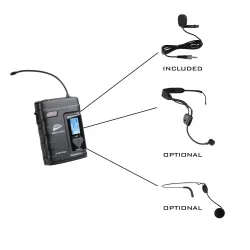 JBSYSTEMS - HF-PRO MICRÓFONO SOLAPA INALÁMBRICO JB SYSTEMS