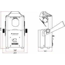 JBSYSTEMS LIGHT - VECTOR SCAN LED 100W JB SYSTEMS