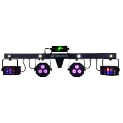 JBSYSTEMS - PARTY BAR SET MULTIEFECTO 4en1 ILUMINACIÓN DJ JBSYSTEMS