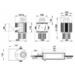 JBSYSTEMS - ROTOGOBO OUTDOOR PROYECTOR GOBOS LED 100W IP65 JBSYSTEMS