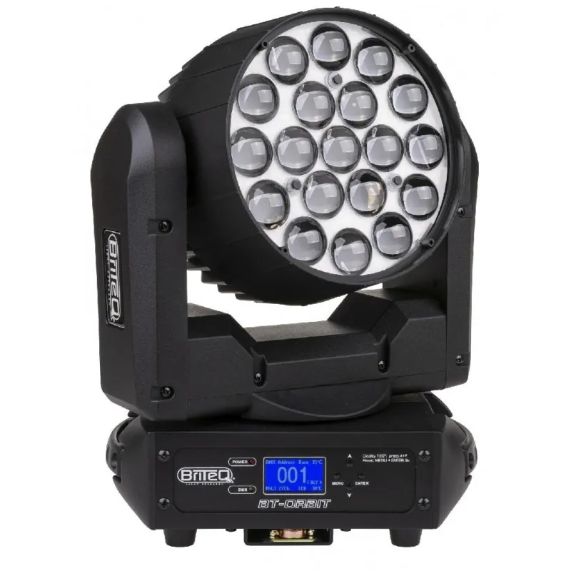 BRITEQ - BT-ORBIT CABEZA MÓVIL LED WASH 19x15W RGBW BRITEQ