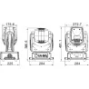 BRITEQ - BT-TRACKER CABEZA MÓVIL BEAM BRITEQ