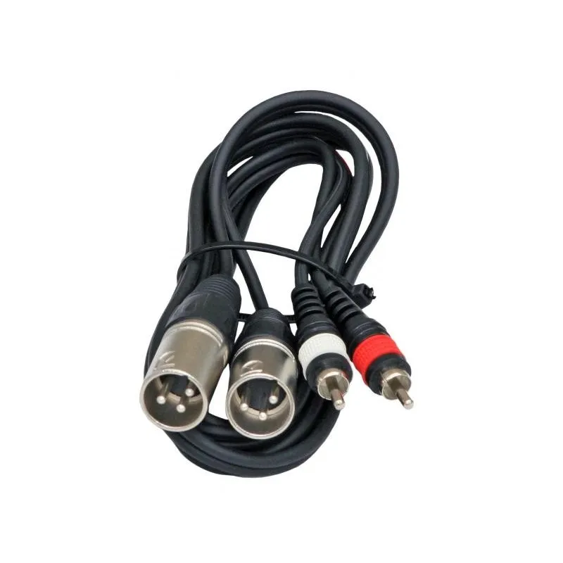 JBSYSTEMS - CABLE 2 RCA MACHO A 2 XLR MACHO 1,5m JBSYSTEMS