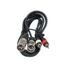 JBSYSTEMS - CABLE 2 RCA MACHO A 2 XLR MACHO 1,5m JBSYSTEMS