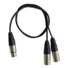 HILEC - CABLE 1 XLR HEMBRA A 2 XLR MACHO 0.60m HILEC