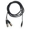 HILEC - CABLE 1 MINI JACK 3.5 ST MACHO A 2 XLR MACHO 3m HILEC