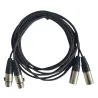 HILEC - CABLE 2 XLR MACHO A 2 XLR HEMBRA 1.50m HILEC