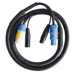 HILEC - CPCDMXLINK-3 CABLE COMBI POWERCON - XLR 3m HILEC