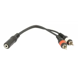 HILEC - CABLE MINI JACK 3.5 HEMBRA ST A 2  RCA MACHO HILEC