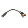 HILEC - CABLE MINI JACK 3.5 HEMBRA ST A 2  RCA MACHO HILEC