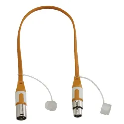 HILEC - CABLE PLANO 1 XLR MACHO A 1 XLR HEMBRA 1m HILEC