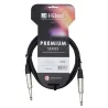 AUDIOPHONY - CABLE 1 JACK 6.3 MONO A 1 JACK 6.3 MONO 1.5m PREMIUM HILEC