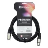 AUDIOPHONY - CABLE XLR MACHO A XLR HEMBRA 3m PREMIUM HILEC