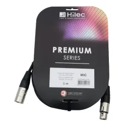 AUDIOPHONY - CABLE XLR MACHO A XLR HEMBRA 5m PREMIUM HILEC