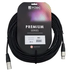 AUDIOPHONY - CABLE XLR MACHO A XLR HEMBRA 20m PREMIUM HILEC