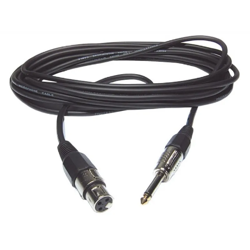 HILEC - CABLE 1 XLR HEMBRA A 1 JACK 6.3mm MONO 10m HILEC