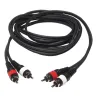 HILEC - CABLE 2 RCA MACHO A 2 RCA MACHO 1,5m HILEC