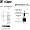 AUDIOPHONY - CABLE 1 JACK 6.3 MONO A 1 JACK 6.3 MONO 3m PREMIUM HILEC