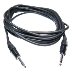 HILEC - CL-07/6 CABLE JACK 6.3mm ESTÉREO - JACK 6.3mm ESTÉREO 6m HILEC