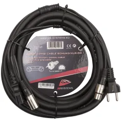 HILEC - CABLE COMBI AUDIO SCHUKO / XLR 5m JBSYSTEMS