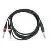 HILEC - CABLE 1 JACK 6.3 ST A 2 JACK 6.3 MONO 3m HILEC