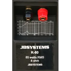 JBSYSTEMS - K-80 NEGRO ALTAVOCES 8" 85Wrms - 8Ohm JBSYSTEMS (PAREJA)