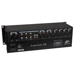 JBSYSTEMS - LIVERACK-10 MEZCLADOR PA 19" 10 IN / 7 CH JBSYSTEMS