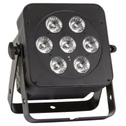JBSYSTEMS - LED PLANO 7FC FOCO LED PLANO NEGRO 7x8W RGBW JBSYSTEMS