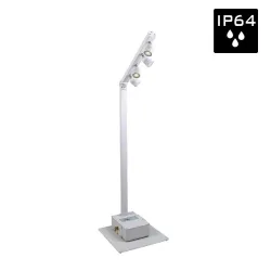 BRITEQ - BTI-AKKUPOLE WHITE POSTE ILUMINACIÓN LED 4x5W IP-64 BATERÍA DMX BRITEQ