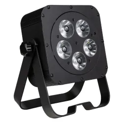 JBSYSTEMS - LED PLANO 5-6in1 FOCO LED PLANO NEGRO 5x20W RGBLA+UV JB SYSTEMS