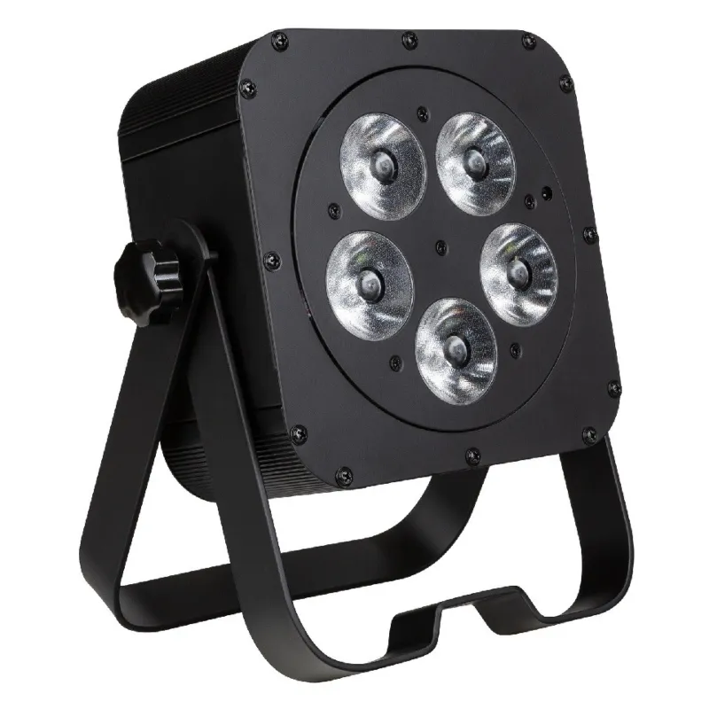 JBSYSTEMS - LED PLANO 5-6in1 FOCO LED PLANO NEGRO 5x20W RGBLA+UV JB SYSTEMS