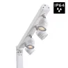 BRITEQ - BTI-AKKUPOLE WHITE POSTE ILUMINACIÓN LED 4x5W IP-64 BATERÍA DMX BRITEQ