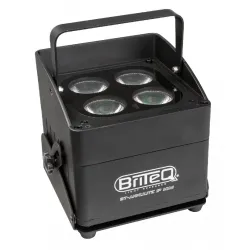 BRITEQ - BT-AKKULITE IP MINI 4x10W RGBWA IP65 BRITEQ (BATERÍA INCL.)