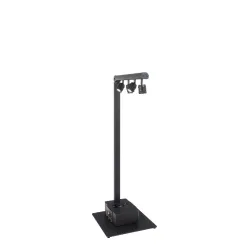 BRITEQ - BTI-AKKUPOLE BLACK POSTE ILUMINACIÓN LED 4x5W IP-64 BATERÍA DMX BRITEQ