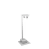 BRITEQ - BTI-AKKUPOLE WHITE POSTE ILUMINACIÓN LED 4x5W IP-64 BATERÍA DMX BRITEQ