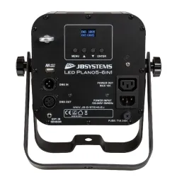 JBSYSTEMS - LED PLANO 5-6in1 FOCO LED PLANO NEGRO 5x20W RGBLA+UV JB SYSTEMS