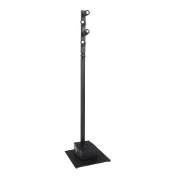 BRITEQ - BTI-AKKUPOLE BLACK POSTE ILUMINACIÓN LED 4x5W IP-64 BATERÍA DMX BRITEQ